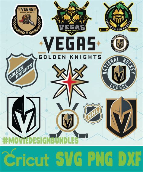 VEGAS GOLDEN KNIGHT NHL BUNDLE LOGO SVG PNG DXF - Movie Design Bundles