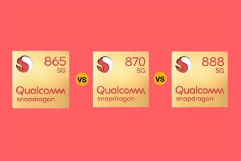 Qualcomm Snapdragon 870 vs Snapdragon 865 vs Snapdragon 888: Flagship ...