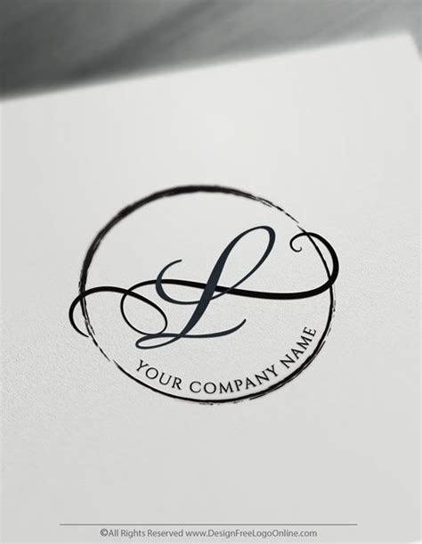 Design Free Signature Logo - Simple Alphabet Logo Template | Initials ...