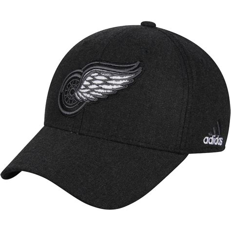 adidas Detroit Red Wings Black Tonal Flex Hat