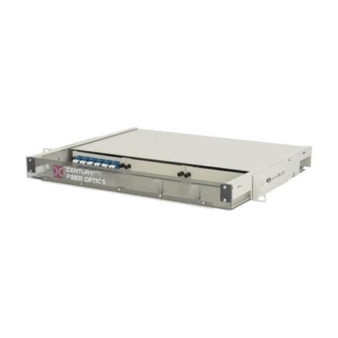 1U Termination Fiber Optic Interconnect Rack Mount Enclosure - Century ...