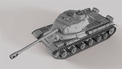 3D IS-2 Tank 3D Model - TurboSquid 2134681