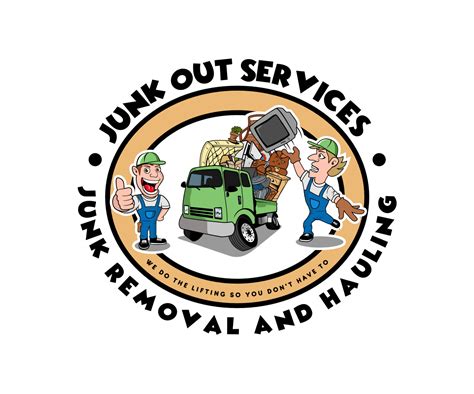 Personable, Colorful, Junk Removal Logo Design for Junk Out Services, Junk removal and Hauling ...