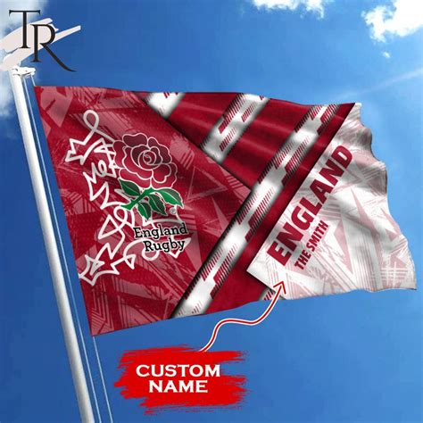 RUGBY WORLDCUP 2023 ENGLAND Custom Name Flag - Torunstyle