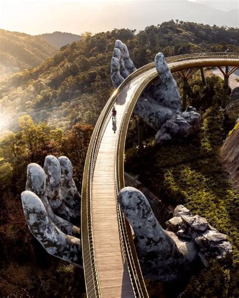 Amazing Golden Bridge of Vietnam near Da Nang - Travel Guide