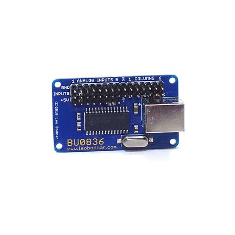 12-Bit USB Joystick Interface Controller Board - BU0836A