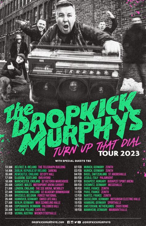 Dropkick Murphys - Tour 2023 - 04/02/2023 - Basel - Basel-Stadt - Switzerland | Concerts-Metal ...