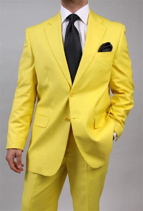 Men's Two Button Yellow Suit: Men’s Suits & Formal Wear Online Wedding ...