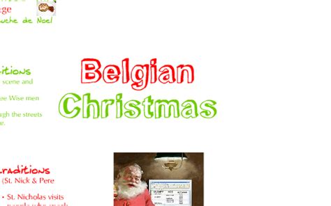 Belgium Christmas Traditions by Dakota Lann