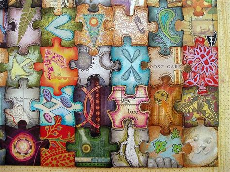 Close up 4 by Phizzychick!, via Flickr | Class art projects, Puzzle art, Collaborative art projects