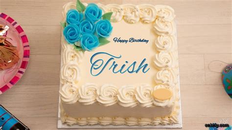 🎂 Happy Birthday Trish Cakes 🍰 Instant Free Download