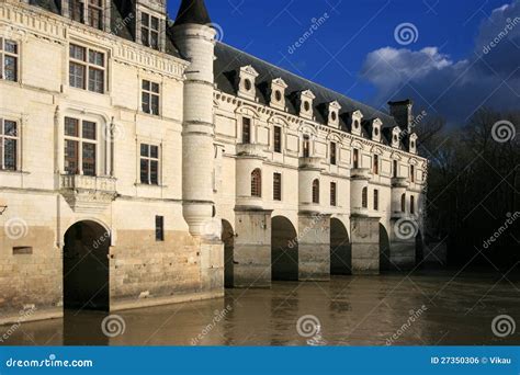 Chenonceau stock photo. Image of europe, landmark, building - 27350306