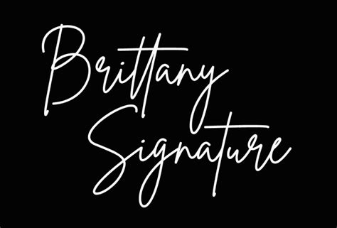 Brittany Signature Font - All Free Fonts