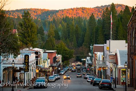 Nevada City Sunset | Broad St, Nevada City, Ca. | Philip Venable | Flickr