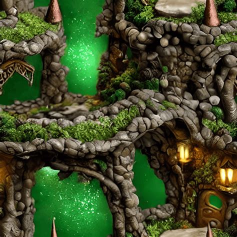 Fairy Castle in the Forest Graphic · Creative Fabrica