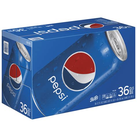 Pepsi Cola, 36 pack (12 fl oz) Delivery or Pickup Near Me - Instacart