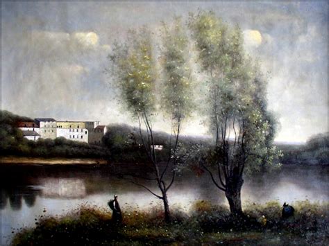 Camille Corot Ville D'avray Repro, Quality Hand Painted Oil Painting 30x40in | eBay