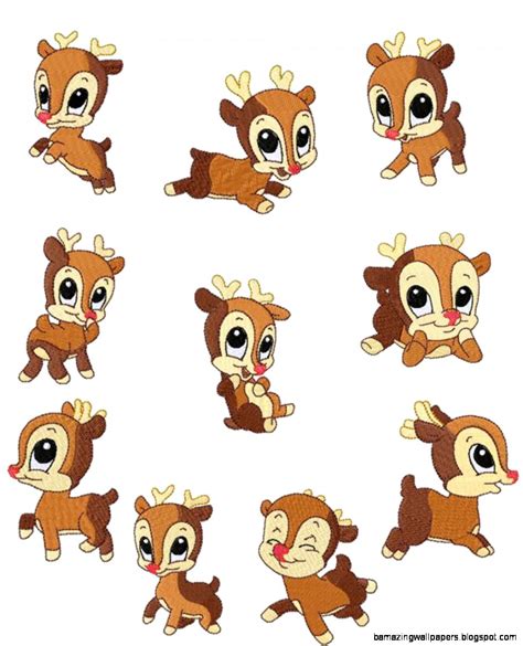 Baby Deer Clipart - 54 cliparts