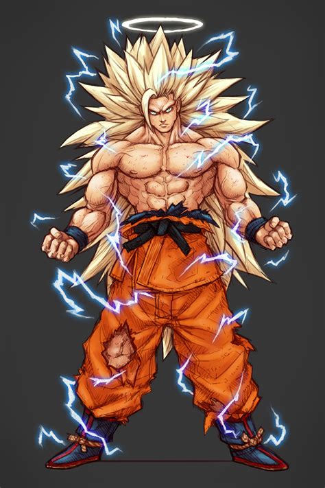 ArtStation - SS3 angel Goku, Guillem Daudén | Dragon ball super goku ...