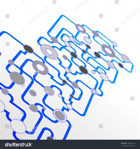 Abstract Circuit Diagram As A Decorative Background Stock Photo 188555579 : Shutterstock