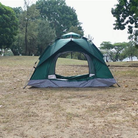 Instant Pop Up Camping Tent Family 2-4 Person Auto Tent Waterproof ...