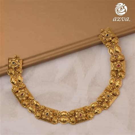 gold-collar-necklace - ShaadiWish