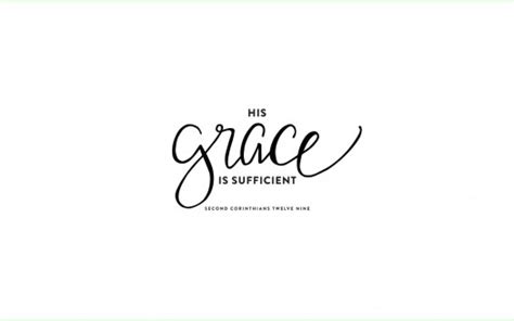 His Grace Is Sufficient HD Bible Verse Wallpapers | HD Wallpapers | ID #92976