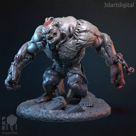 Flesh Golem Unpainted Miniature - Etsy