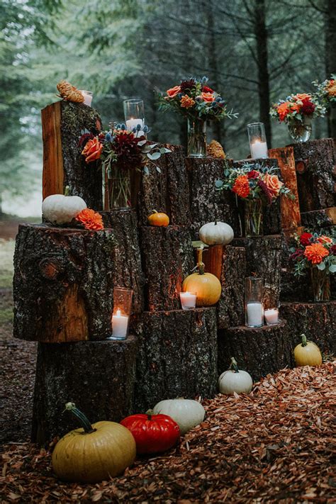 Rustic fall wedding with pumpkins: Kalina + Matthew | 100 Layer Cake ...