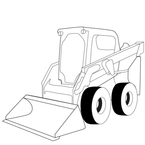 Skid Steer coloring page | Free Printable Coloring Pages