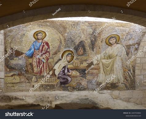 Picture Showing Interior Basilica Annunciation Nazareth Stock Photo 2207554661 | Shutterstock