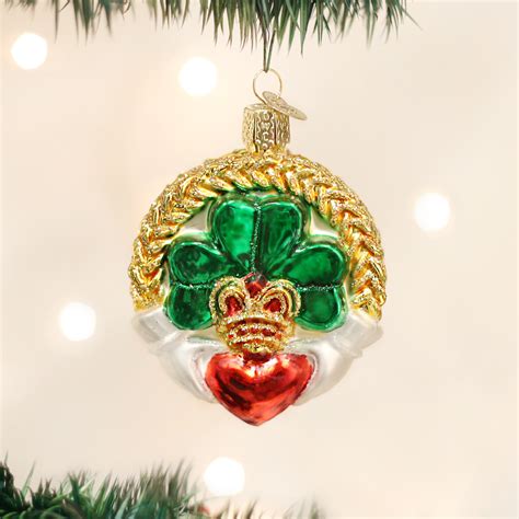 Claddagh Ornament - Old World Christmas | Irish christmas, Old world ...