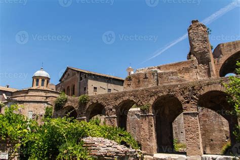 Roman ruins in Rome, Forum 8426509 Stock Photo at Vecteezy