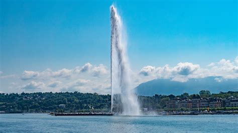 The Geneva Water Fountain in Geneva · Free Stock Photo