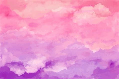 Watercolor Clouds Sky Art Free Stock Photo - Public Domain Pictures