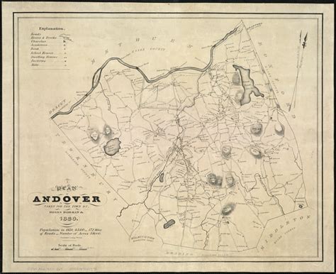 A plan of Andover taken for the town - Norman B. Leventhal Map ...