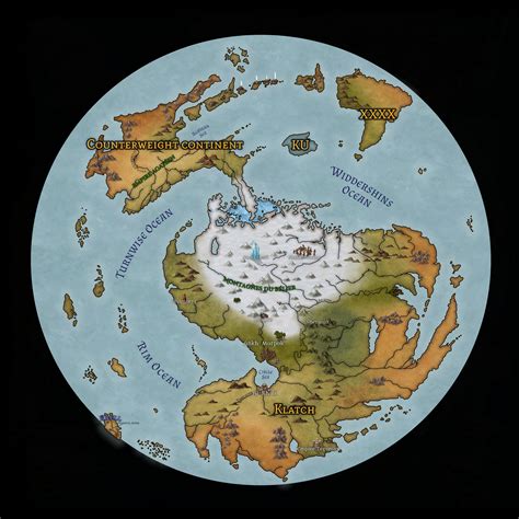 Inkarnate Disc World Map