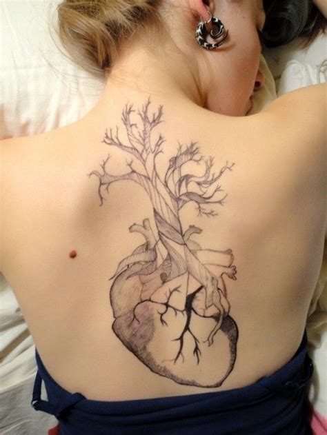 Heart Tree Tattoo | Tattoos, Heart tattoo, Anatomical heart tattoo