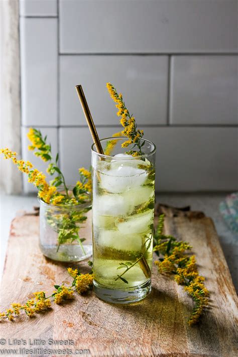 Goldenrod Iced Tea Recipe - Edible Flowers, Summer, Fall