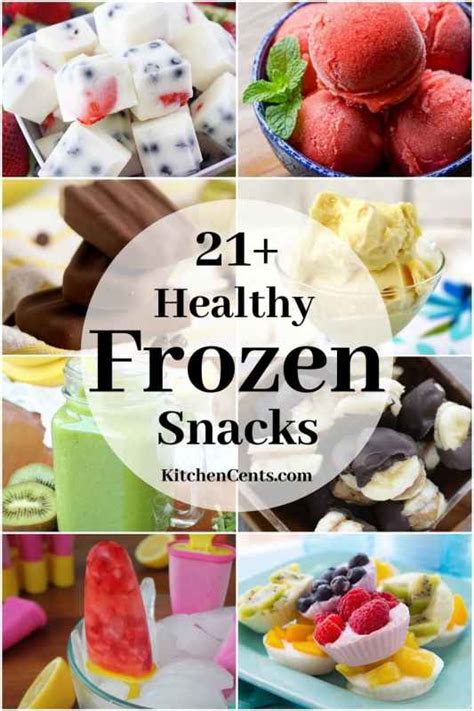 21+ Healthy Frozen Snacks: perfect for a healthy lifestyle - Kitchen Cents