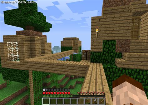 tree village Minecraft Map