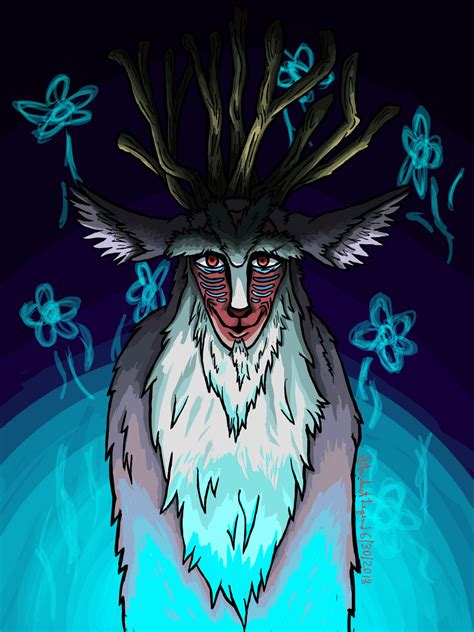 The Forest Spirit (Princess Mononoke Fanart) by Stardust-Legend on ...