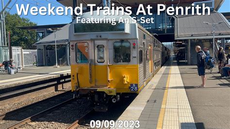 Weekend Trains At Penrith - Featuring An S Set - YouTube