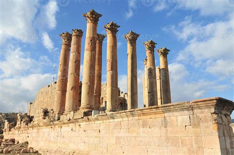 Temple of Artemis - Jerash, Jordan 16194613 Stock Photo at Vecteezy