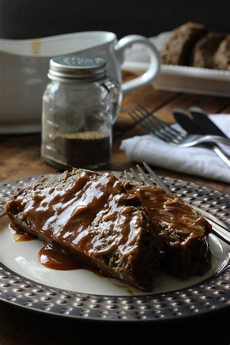 Mushroom Meatloaf - The Cooking Jar