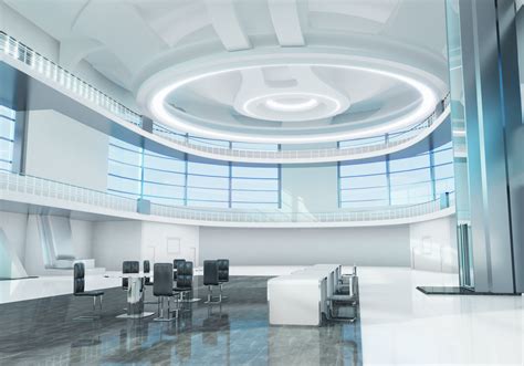 Modern Convention Center Interior 3D model | CGTrader