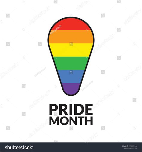 Rainbow Symbol Pride Month Vector Design Stock Vector (Royalty Free ...