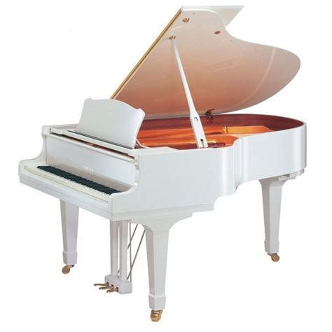 Yamaha GC1 Grand Piano Polished White Rimmers Music