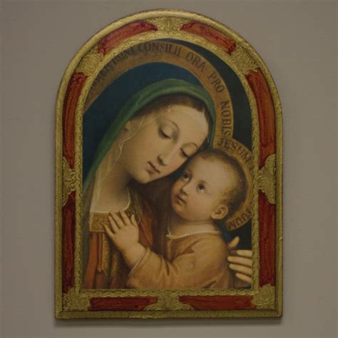 Catholic Art | Our Lady of Good Counsel Plaque | Leaflet Missal