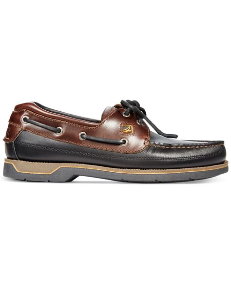 Sperry top-sider Men'S Swordfish Boat Shoes in Black for Men | Lyst